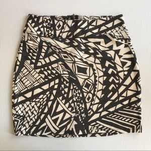 Silence and Noise Mini Bodycon Skirt Tribal